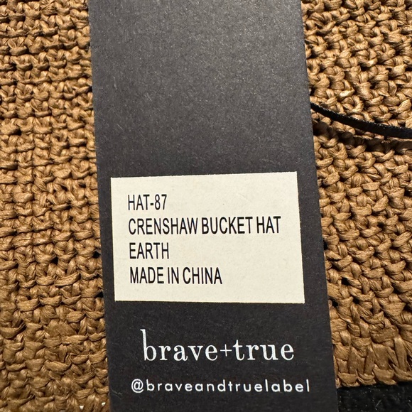 NWT! Brave+True Crenshaw Bucket Packable Hat - Picture 5 of 6